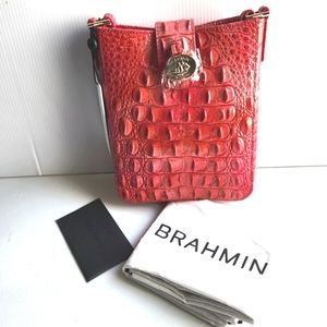 New with tags Brahmin Punchy Coral Marley Melbourne Crossbody